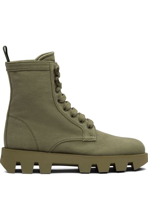 prada denim ankle boots
